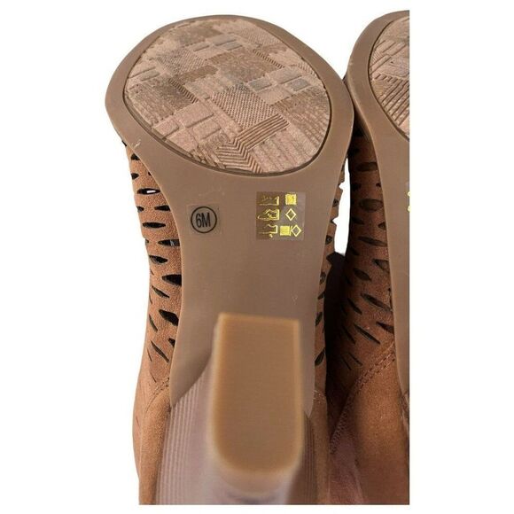 CL By Chinese Laundry Womens RNNC 003 Ankle Bootie Brown Suede Size 6M US - Picture 7 of 7